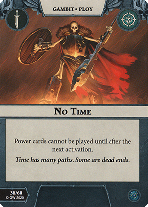 No Time card image - hover